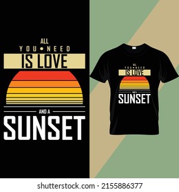 Summer Typography t shirt design 