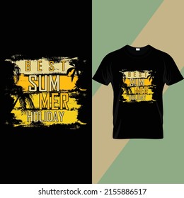 Summer Typography t shirt design 