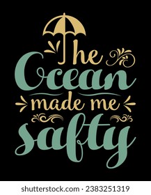 Summer typography t shirt design.