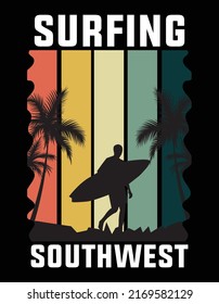 Summer typography t-shirt design, illustration, vector element