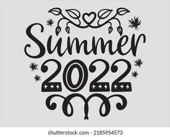 Summer typography  t-shirt design vector file