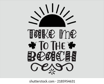Summer typography  t-shirt design vector file