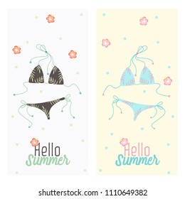 Summer Typography vector illustration