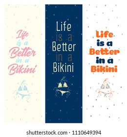 Summer Typography vector illustration