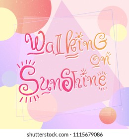 Summer typography vector illustration