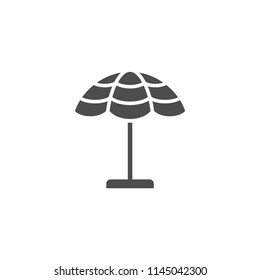 Summer umbrella icon vector