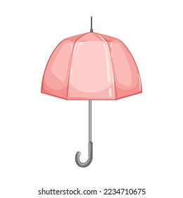 summer umbrella rain cartoon. summer umbrella rain sign. isolated symbol vector illustration