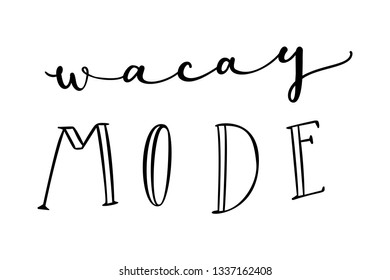 Summer unique hand drawn lettering . Vector elements for greeting cards, invitations, posters, T-shirt design, fabric, clothes.