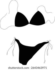 summer, vacance, vacation, bikini, beachwear