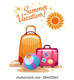 Summer vacation background