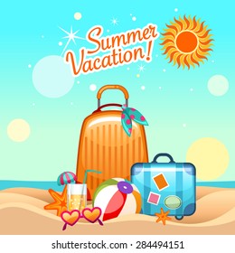 Summer vacation background