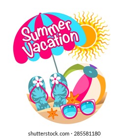 Summer vacation background