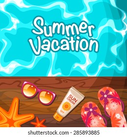 Summer vacation background