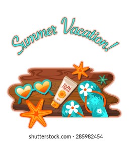 Summer vacation background