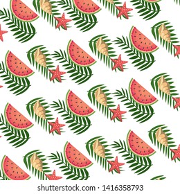 Summer and vacation background design