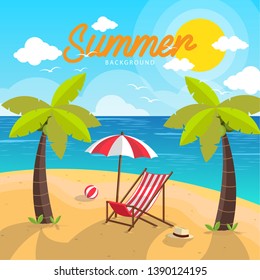 Summer vacation for background. Enjoy it.