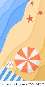 fondo de vacaciones de verano en la playa