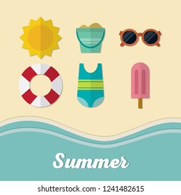summer vacation beach