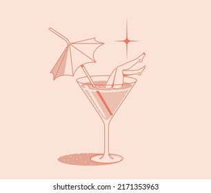 Cocktail Glass Vector Art, Icons, and Graphics for Free Download