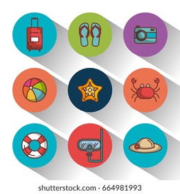 Summer vacation design