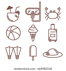 Summer vacation design