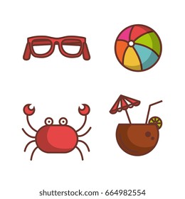 Summer vacation design