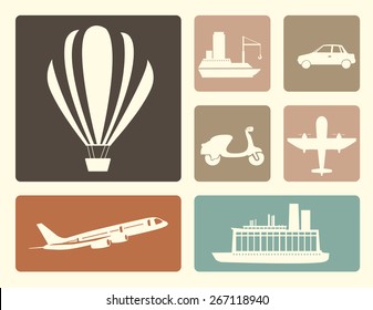 Summer Vacation design over white background, vector illustration