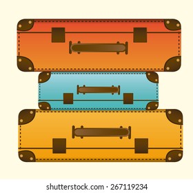 Summer Vacation design over white background, vector illustration