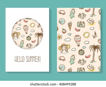  Summer vacation flyer brochure template