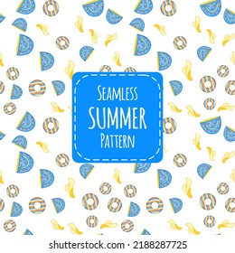 Sommerurlaub nahtloses Muster