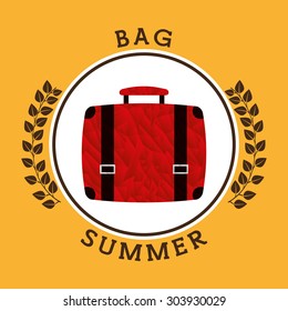 summer vacation icon design, vector illustration eps10 graphic 