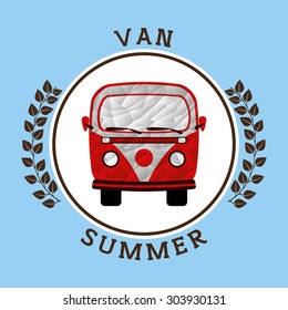 summer vacation icon design, vector illustration eps10 graphic 