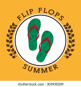 summer vacation icon design, vector illustration eps10 graphic 