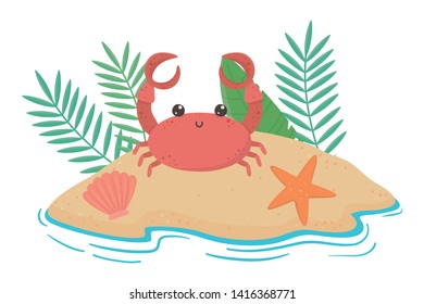 Summer and vacation icon set design