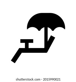 Summer vacation icon.beach,security (vector illustration)
