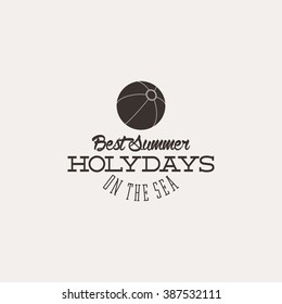 Summer Vacation label