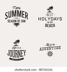 Summer Vacation label