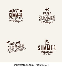 Summer Vacation label