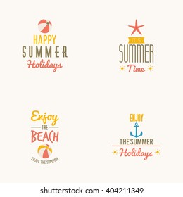 Summer Vacation label