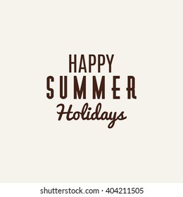 Summer Vacation label