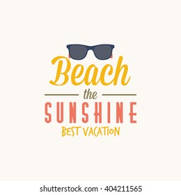 Summer Vacation label