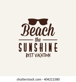 Summer Vacation label