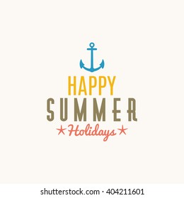 Summer Vacation label