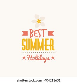 Summer Vacation label