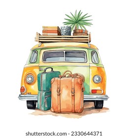 summer vacation object. vector illustration