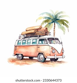 summer vacation object. vector illustration