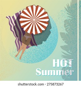 Summer vacation poster
