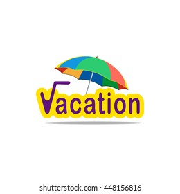 Summer vacation. Poster and flyer design template . vector illustrations