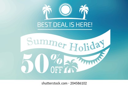 Summer vacation promo
