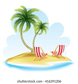 Summer & vacation realistic design